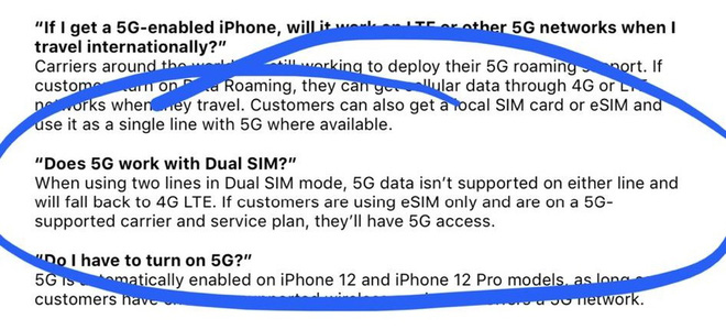 iPhone 12 không dùng được 5G khi lắp 2 SIM - Ảnh 1.
