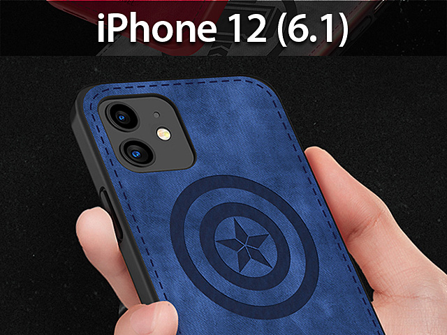 Marvel Series Fabric TPU Case for iPhone 12 (6.1)